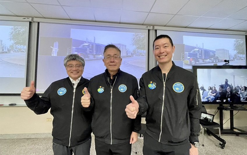 台灣首次國際登月任務 中央大學深太空輻射探測器順利升空